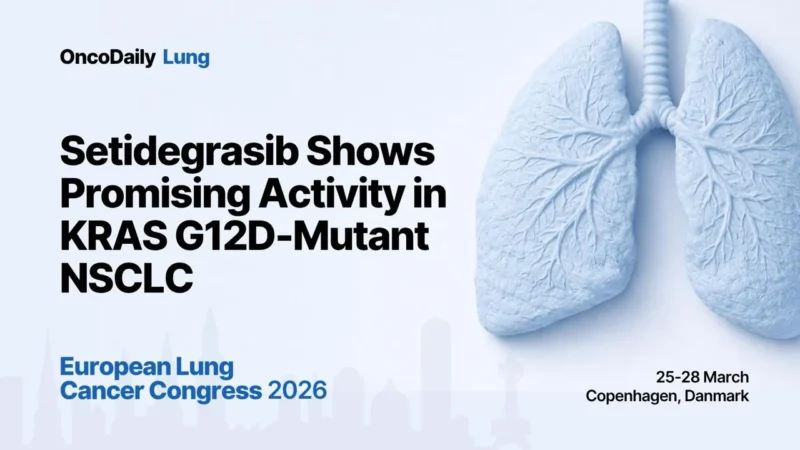 Setidegrasib Shows Promising Activity in KRAS G12D-Mutant NSCLC
