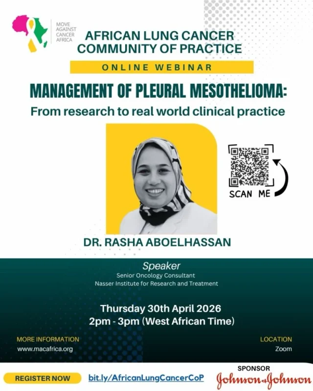 Rasha Aboelhassan: Proud to Join MACA Webinar on Pleural Mesothelioma