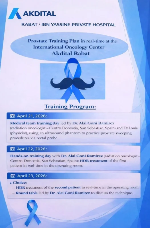 Alai Goñi Ramirez: Leading HDR Brachytherapy Training Program in Prostate Cancer in Morocco