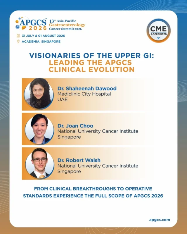 Shaping the Future of Upper GI: Asia-Pacific Gastroenterology Cancer Summit 2026