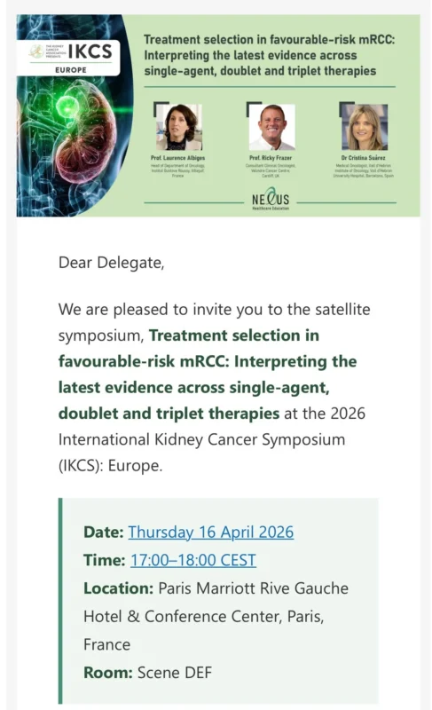 Ricky Frazer: How Do We Truly Select Treatment in Favourable Risk mRCC? 2 Ricky Frazer