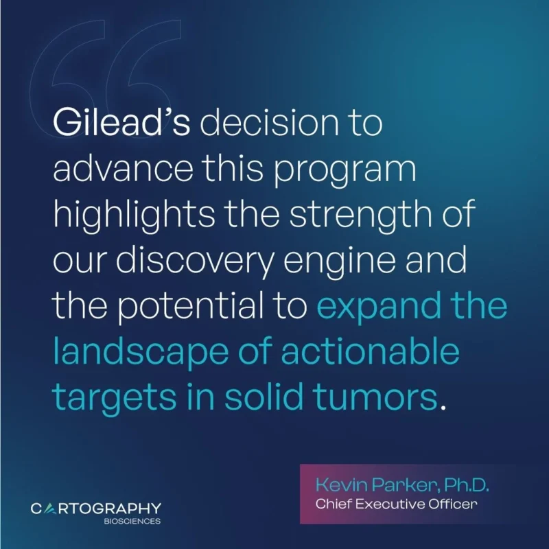 Gilead Activates Its Pipeline: Option Exercises at Cartography Bio and Kymera Signal Accelerating Oncology Execution