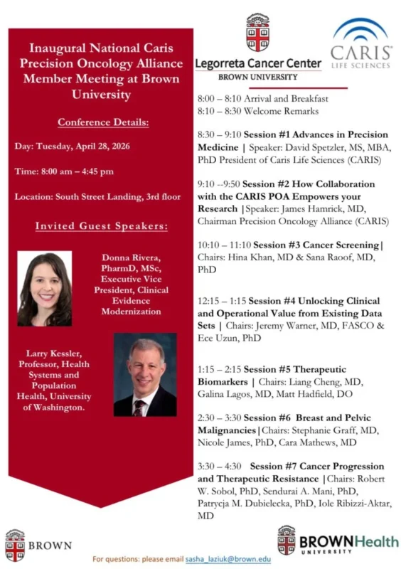 Wafik S. El-Deiry: Inaugural National Caris Precision Oncology Alliance Meeting at Brown University