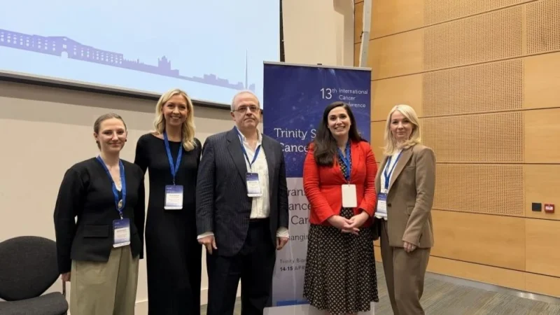 José Perea García: With Members of Trinity St James’s Young Onset Cancer Program