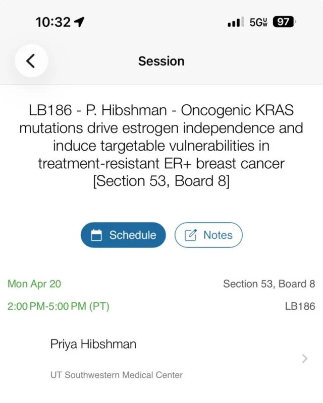 Ariella Hanker: AACR26 Is "Still" the Year of RAS Inhibitors