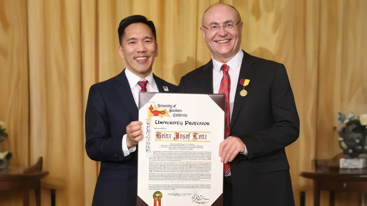 Heinz Josef Lenz Appointed University Professor for His Precision Oncology Breakthroughs – USC Norris Cancer Center