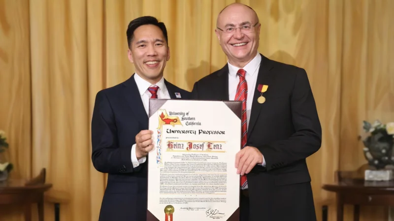 Heinz Josef Lenz Appointed University Professor for His Precision Oncology Breakthroughs – USC Norris Cancer Center