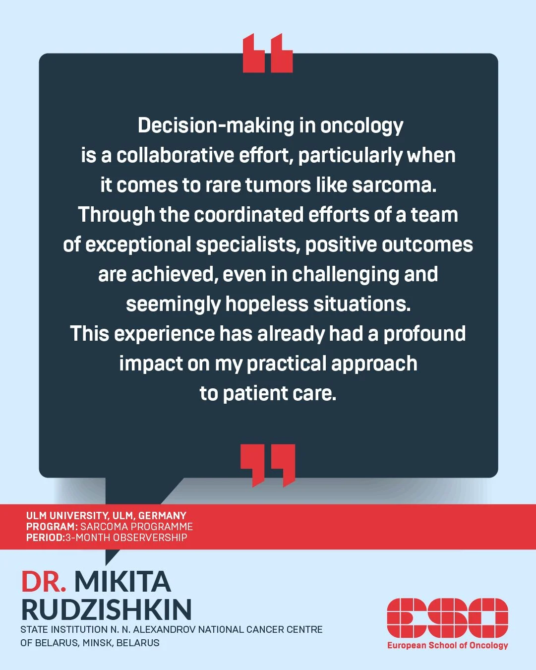 A Three-Month Observership Shaping Practical Approaches to Patient Care - ESO