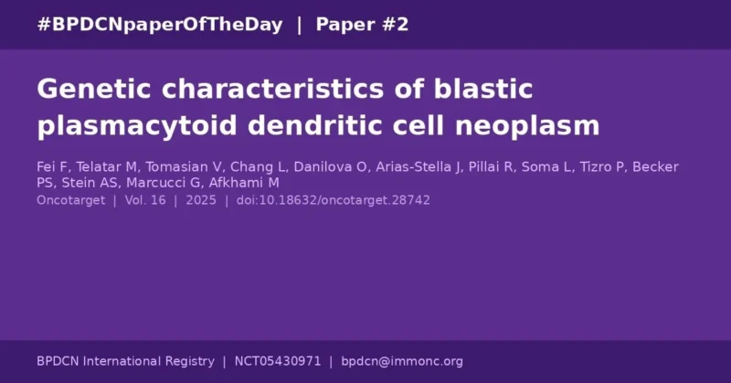 BPDCN International Registry