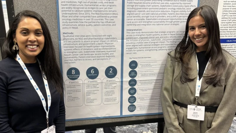 Alicia Annamalay: Attending Consortium of Universities for Global Health on Behalf of The Max Foundation