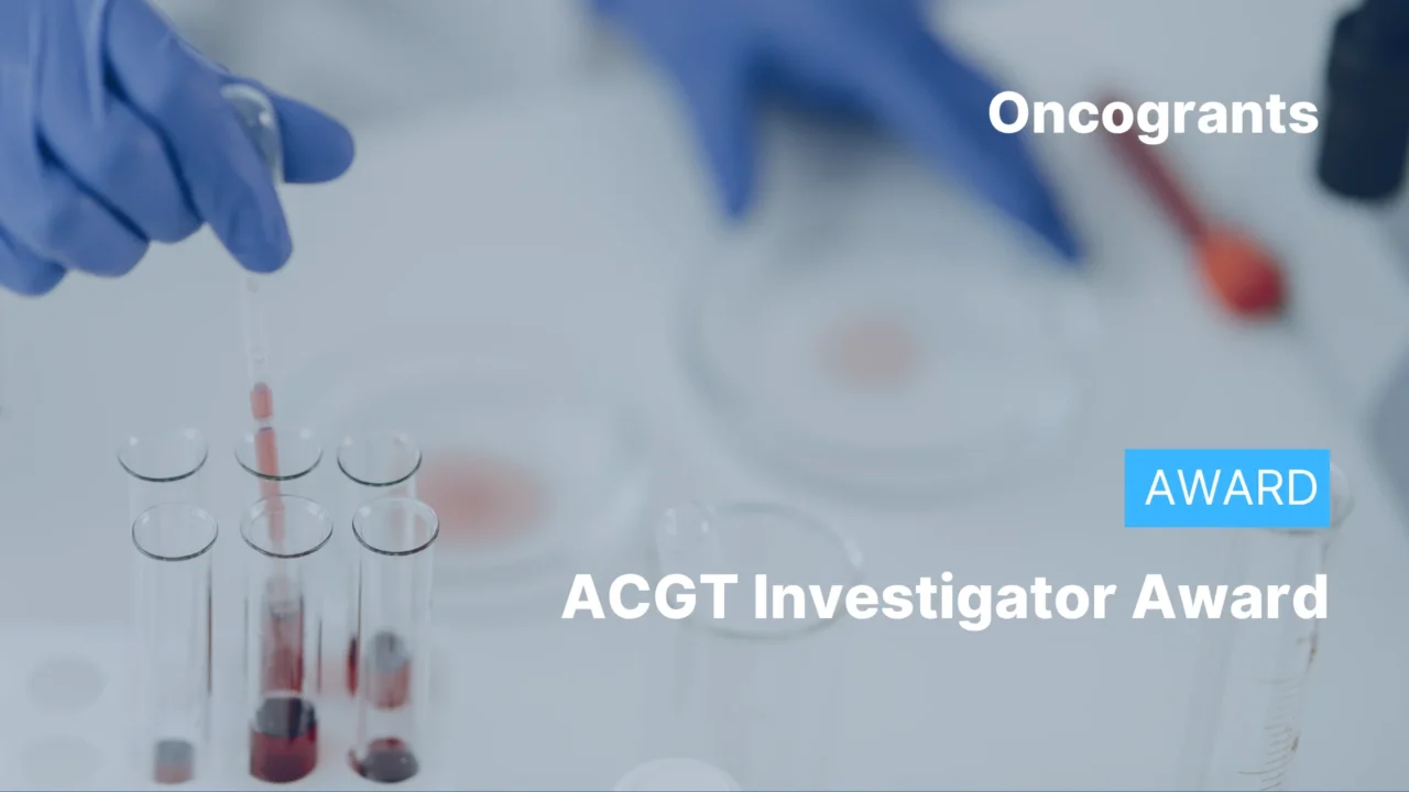 ACGT Investigator Award in Cell & Gene Therapy for Solid Tumor Cancers 2026