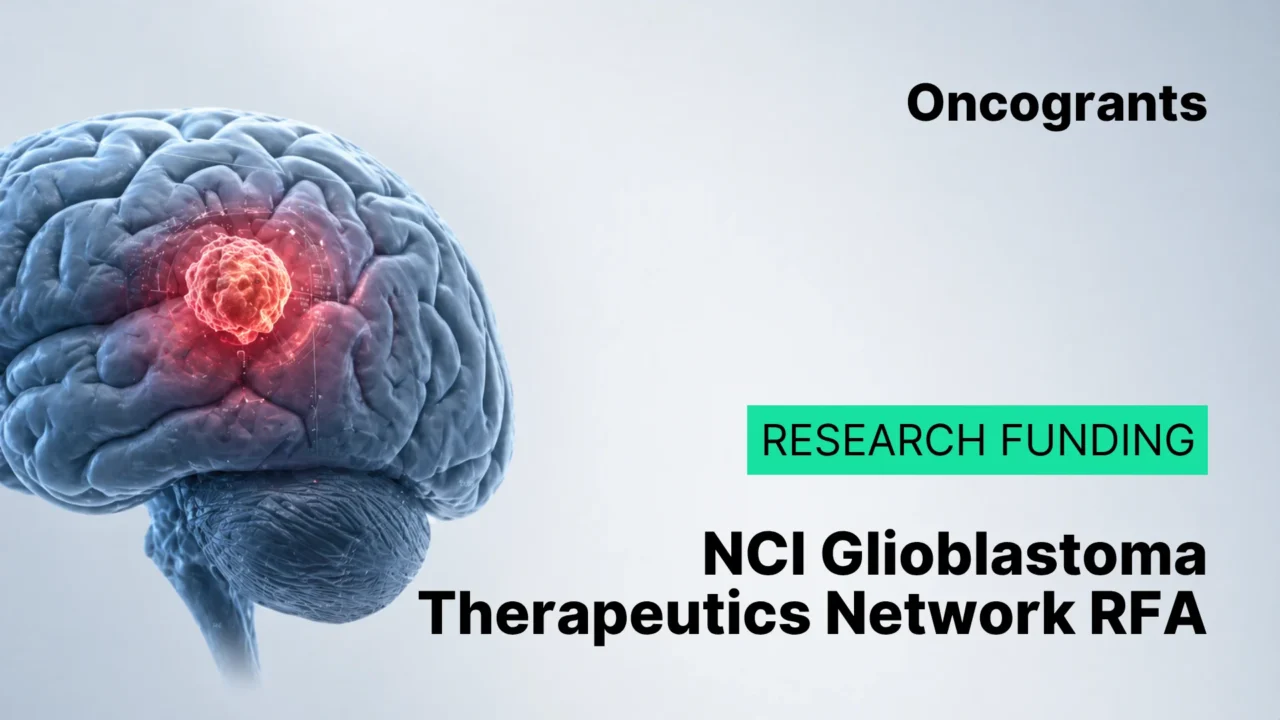 NCI Glioblastoma Therapeutics Network RFA