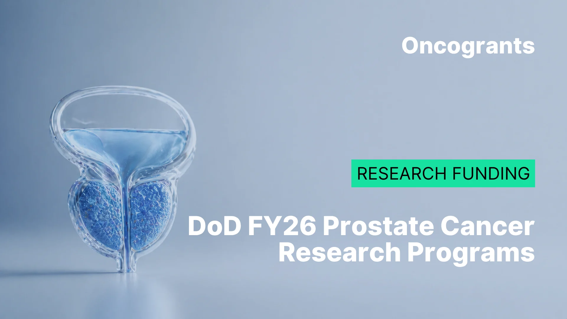 DoD FY26 Prostate Cancer Research Programs