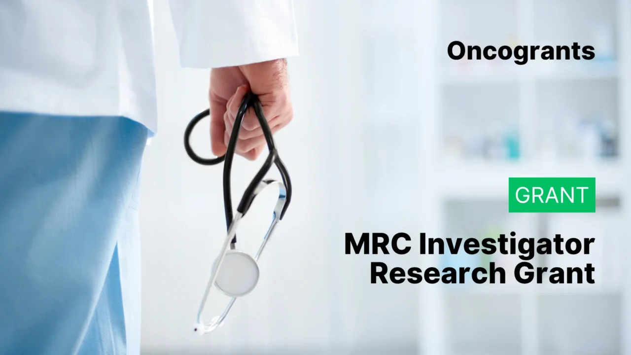 MRC Investigator Research Grant 2026 (UK)