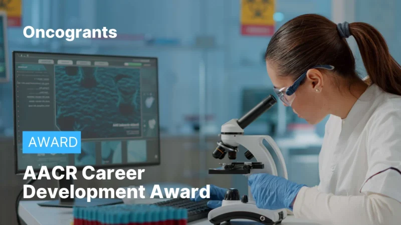 AACR Career Development Awards to Foster Diversity and Inclusion