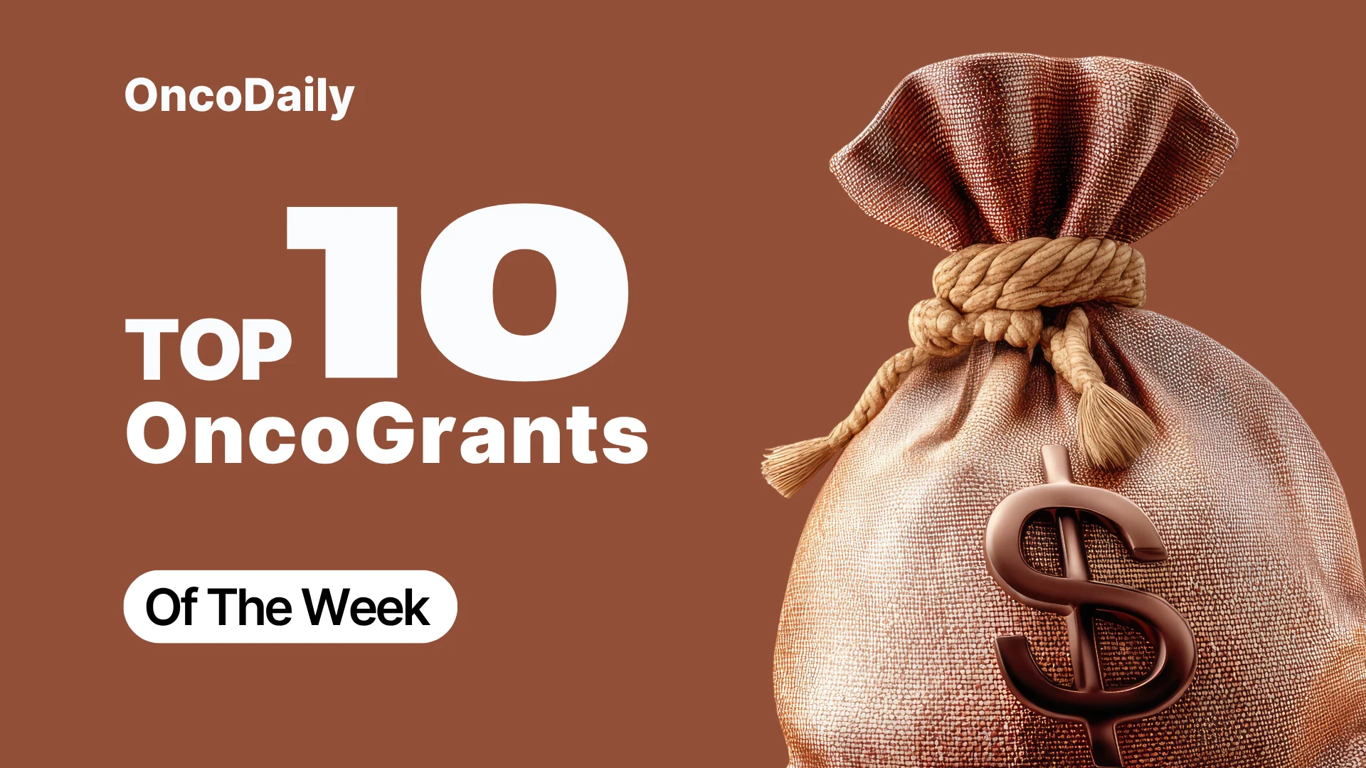 Top 10 OncoGrants This Week: Early-Career Awards, EU Cancer Mission Calls, and Funding for TTFields, Pediatric Brain Tumors, and Survivorship Research