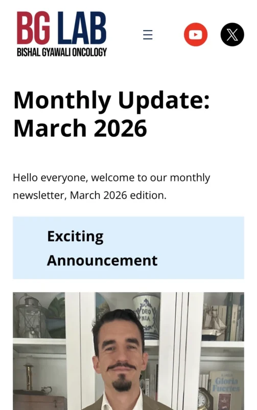 Bishal Gyawali: It’s a New Month - Time for fresh BG Lab Updates