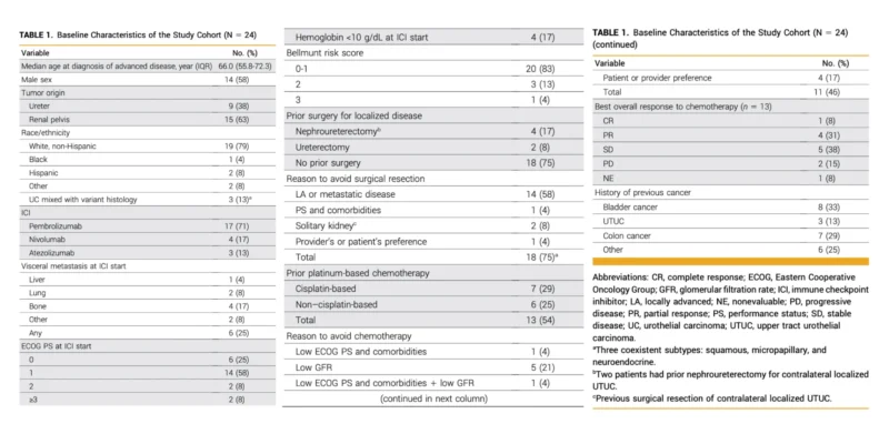 Mohammad Jad Moussa: Immune Checkpoint Inhibitors in dMMR/MSI-H Advanced Upper Tract Urothelial Carcinoma