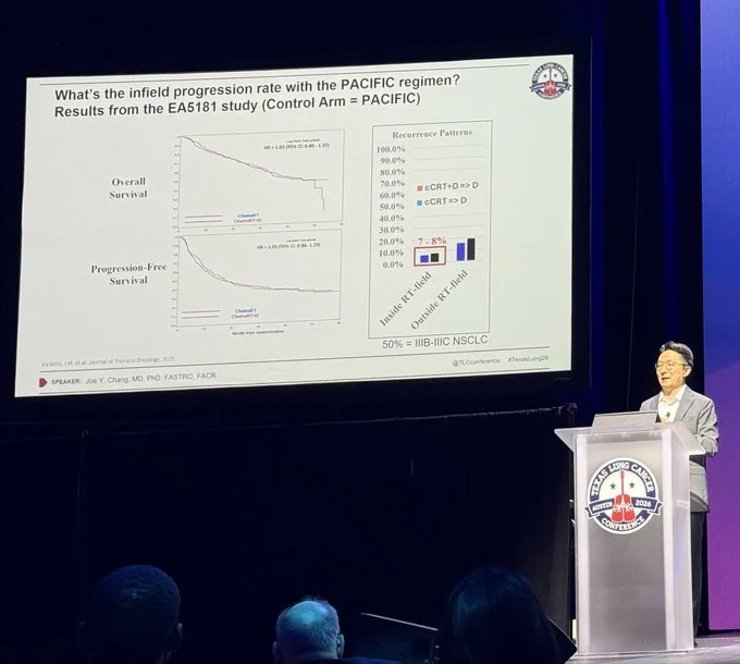 Drew Moghanaki: EA5181 Study Findings Shared by Joe Y. Chang at TexasLung26