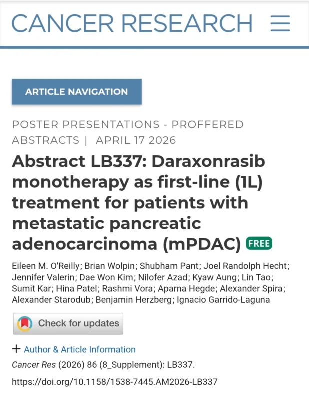 Amol Akhade: Promising Early Efficacy of Daraxonrasib in mPDAC
