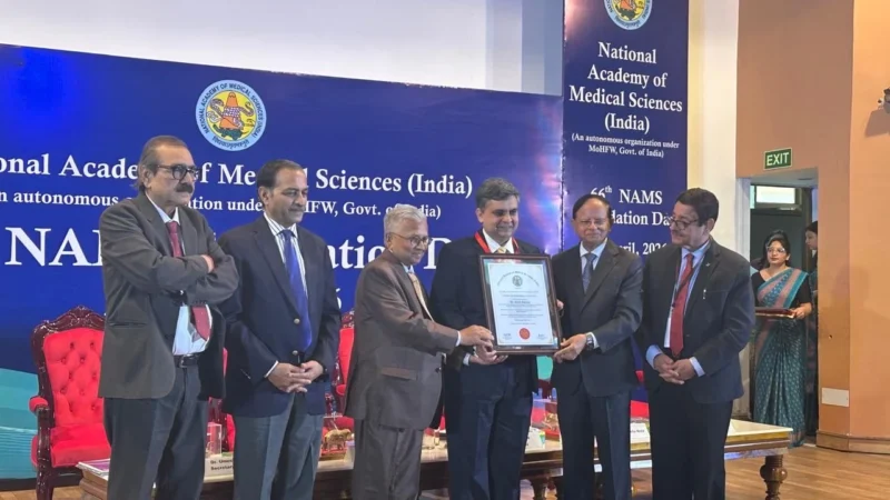 Aman Sharma Has Been Honored With the Prestigious Gen Amir Chand Award