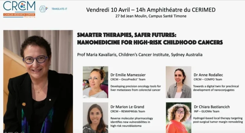 Maria Kavallaris: Honoured by CRCM for Contributions to Nanomedicine in Pediatric Cancer