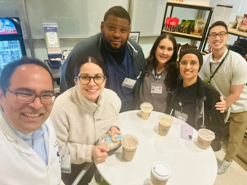 Naveen Pemmaraju: Lovely To Spend Moments With My Wonderful Leukemia Inpatient Team