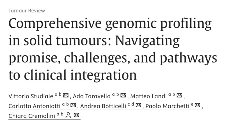 Vittorio Studiale: Translating CGP Into Tangible Clinical Benefit