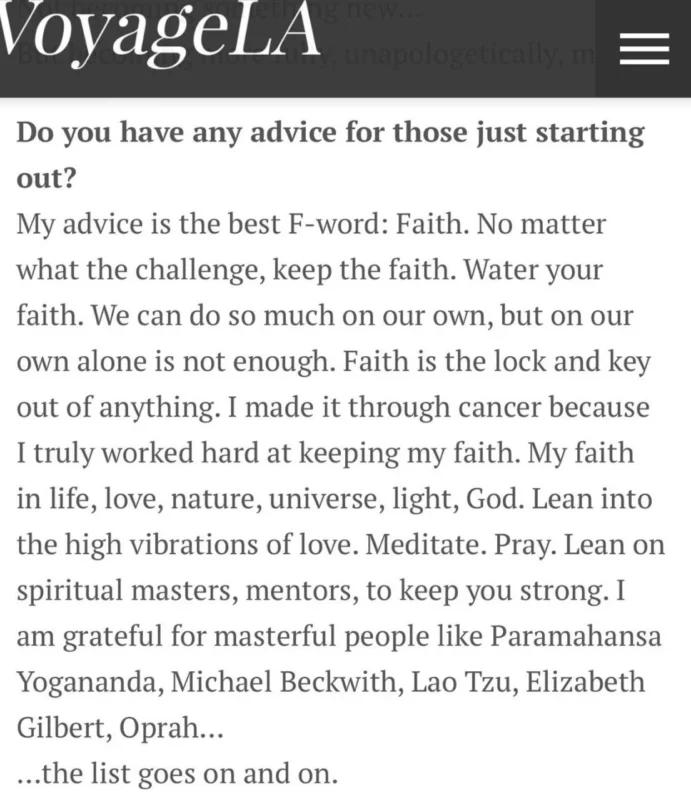 Sandy Duarte: Happy To Share What I Learned From Stage 4 Cancer