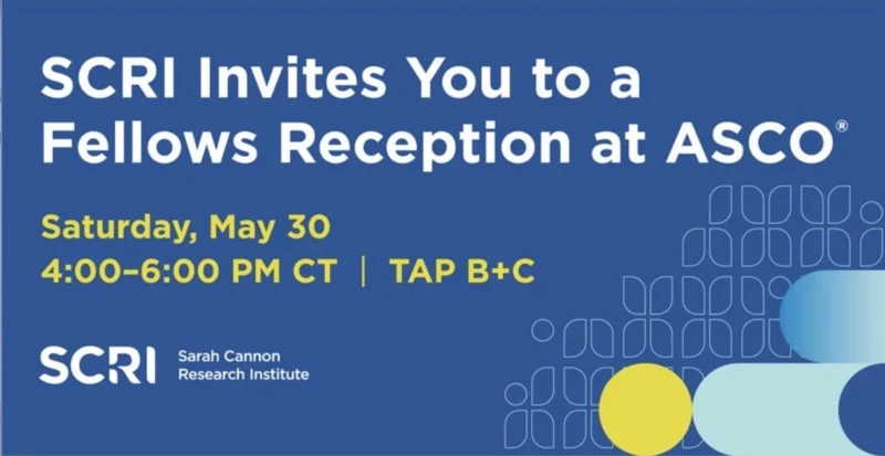 Sarah Premji: SCRI Inaugural Hematology/Oncology Fellows Reception Now Open