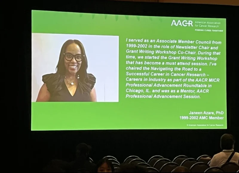 Janeen Azare: Honored To Have Attended And Participated In AACR 2026