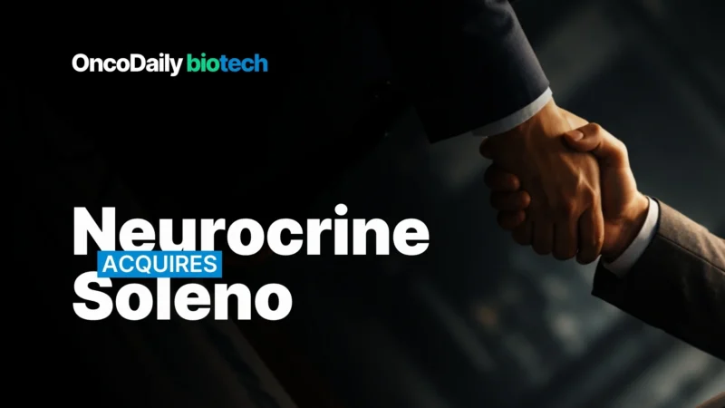 Neurocrine Biosciences Acquires Soleno Therapeutics for $2.9B to Expand Rare Disease Portfolio