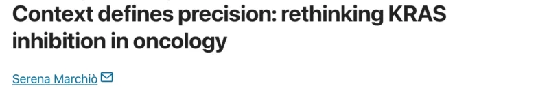 Ahmet Dirican: KRAS and the Role of Microenvironment and Resistance