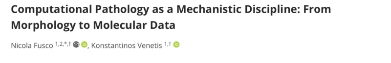 Nicola Fusco: Pathology as a Measurable and Standardized Data Generator