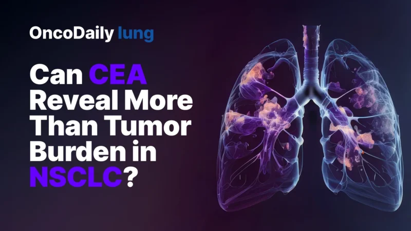 Serum CEA May Reflect Tumor Biology Across Molecular Subtypes in Metastatic NSCLC