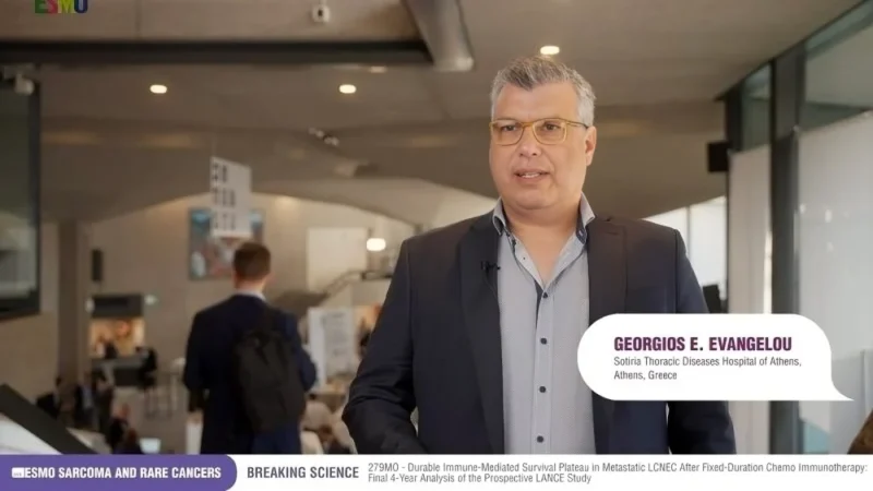 Breaking Science Interview with Georgios E. Evangelou on the LANCE Study – ESMO