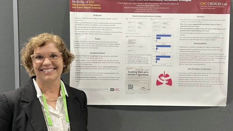 Trista Beard: Presenting Lung Cancer Risk Recruitment and Clinical Trial Education Research at AACR 2026