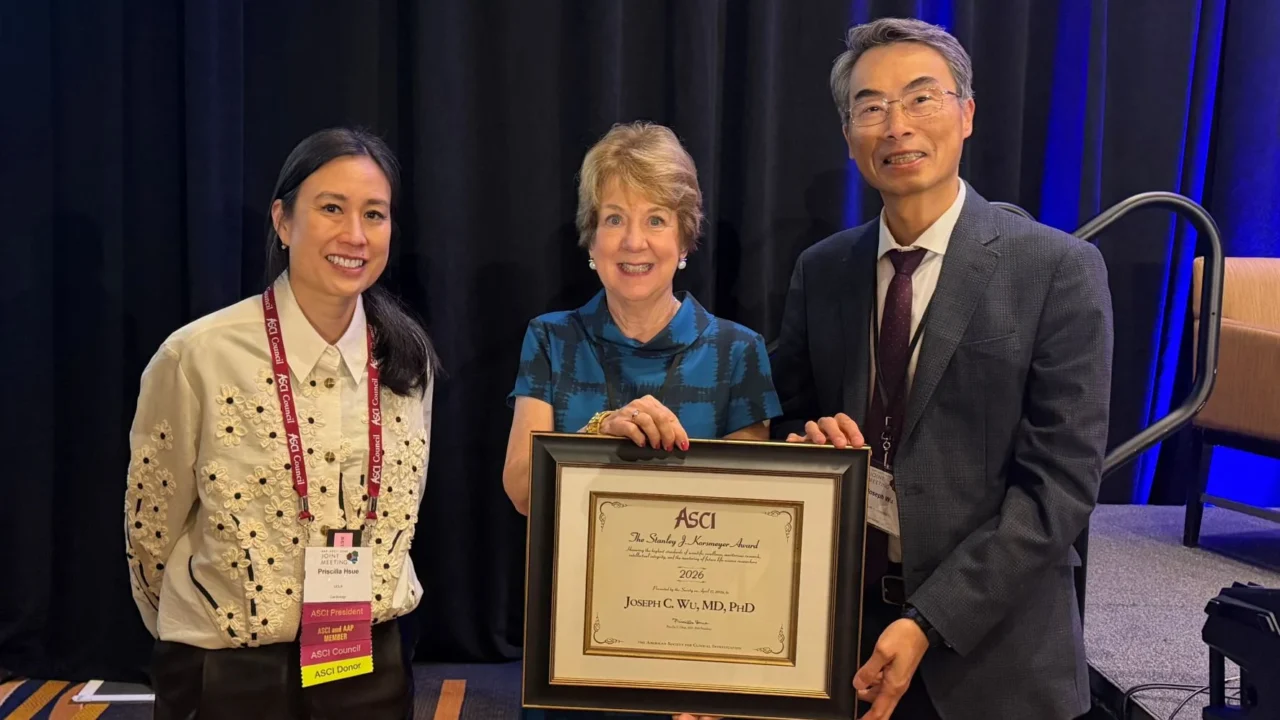 Joseph C. Wu is The Recipient of the 2026 The ASCI Stanley J. Korsmeyer Award