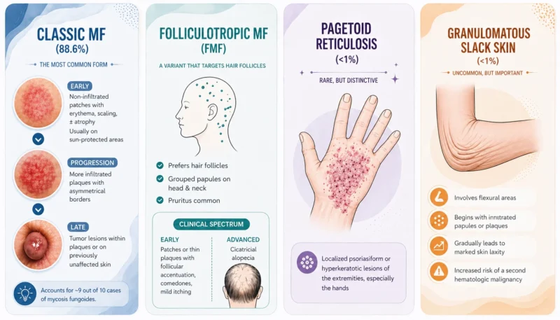 Mycosis Fungoides (MF): Symptoms, Diagnosis, Treatment, and Where Dermatology Meets Hematology