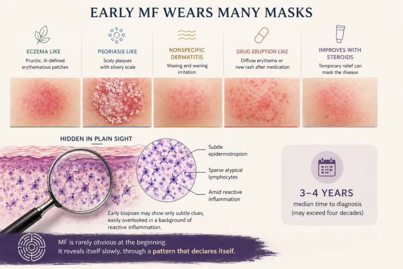 Mycosis Fungoides (MF): Symptoms, Diagnosis, Treatment, and Where Dermatology Meets Hematology