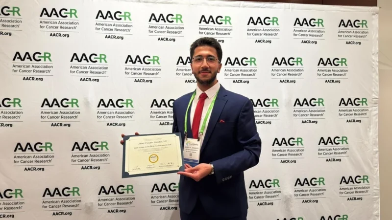 Jaber Jaradat: Selected as AACR Global Scholar for AACR 2026