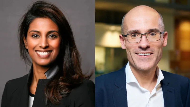 Jarushka Naidoo Congratulates Charles Swanton on Receiving the Dennis Burkitt Award