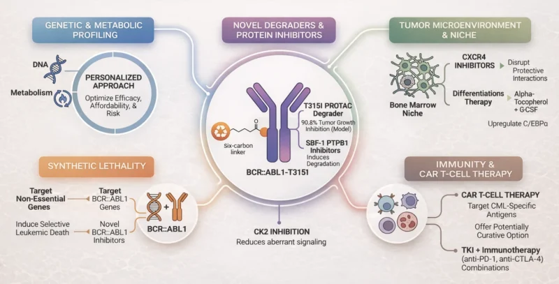 BCR::ABL1-Rearranged Chronic Myeloid Leukemia: Molecular Basis, TKI Resistance, and Emerging Therapies