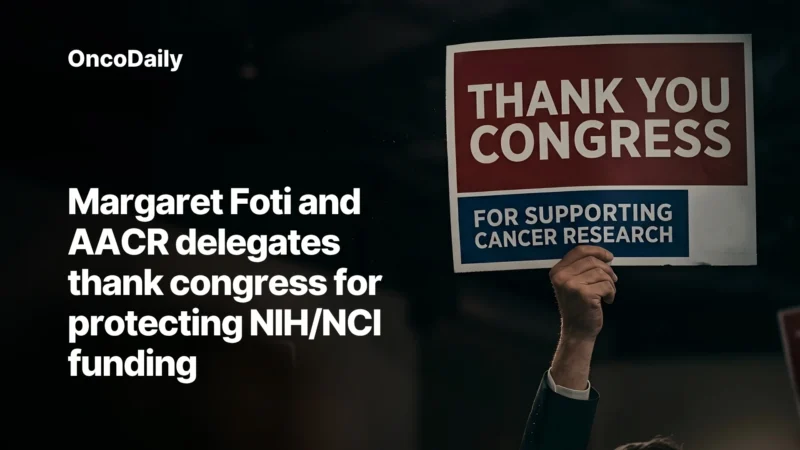Margaret Foti and AACR Delegates Thank Congress for Protecting NIH/NCI Funding