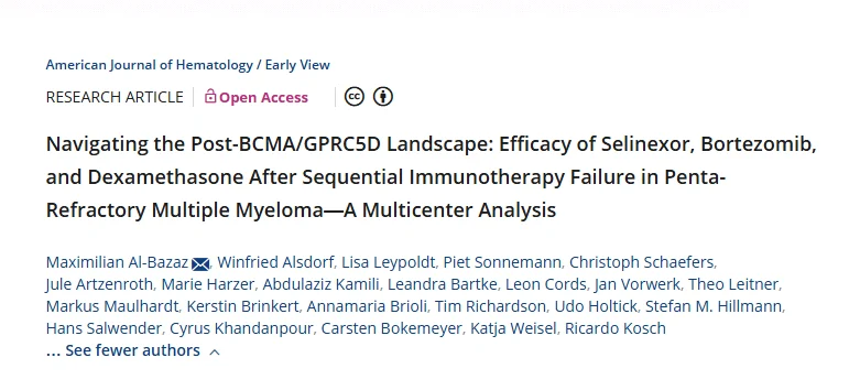 Myeloma Paper of the Day, April 1st, Suggested by Robert Orlowski