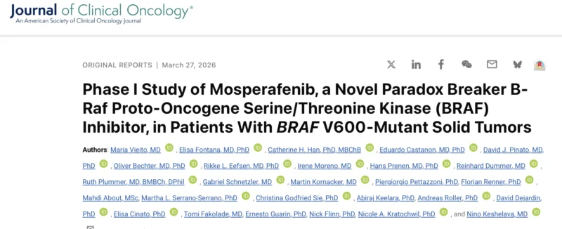 Daisuke Kotani: Ph1 Mosperafenib - A Next-Gen "BRAF Paradox Breaker" Mosperafenib