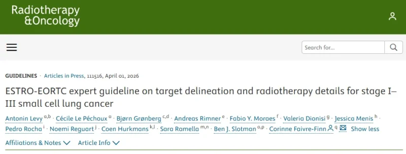 Corinne Faivre-Finn: New European Guideline for Stage I–III SCLC 2 Corinne Faivre-Finn: New European Guideline for Stage I–III SCLC