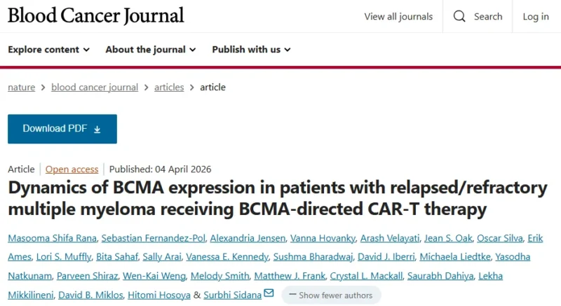 Myeloma Paper of the Day, April 6th, Suggested by Robert Orlowski