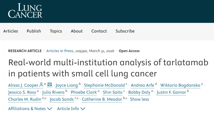 Stephen Liu: Real World Outcomes With Tarlatamab From Alissa Cooper 2 Alissa Cooper