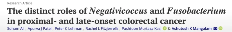 Pashtoon Kasi: Gut Microbiome Study Explores New Insights in Colorectal Cancer